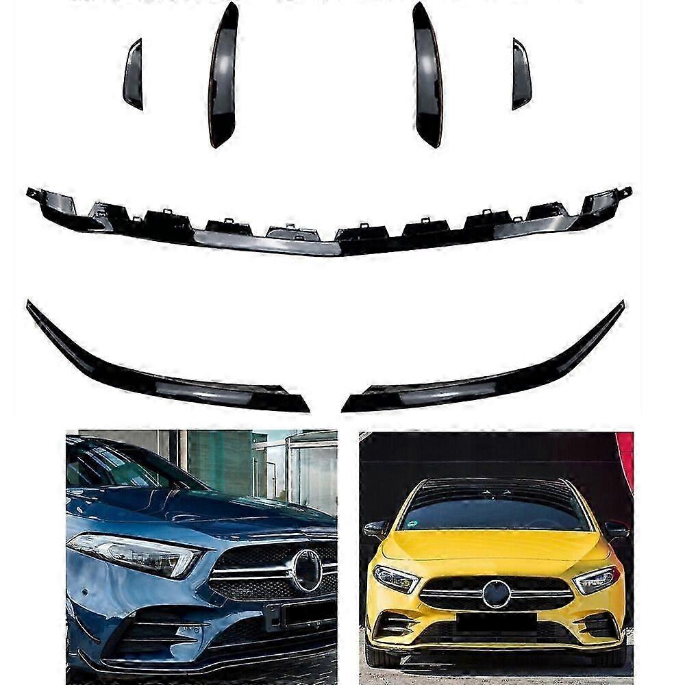 Front splitter for W177 A35 AMG style bumper spoiler 2019-2024