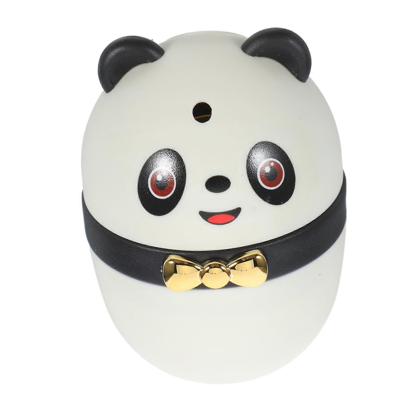 Cartoon Panda Toothpick Holder Dispenser Box Press-Type Organizer for Home Dining Table