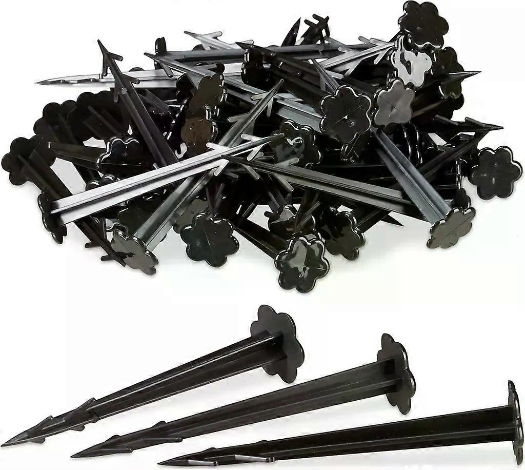 relaxdays 200 x plastic ground pegs