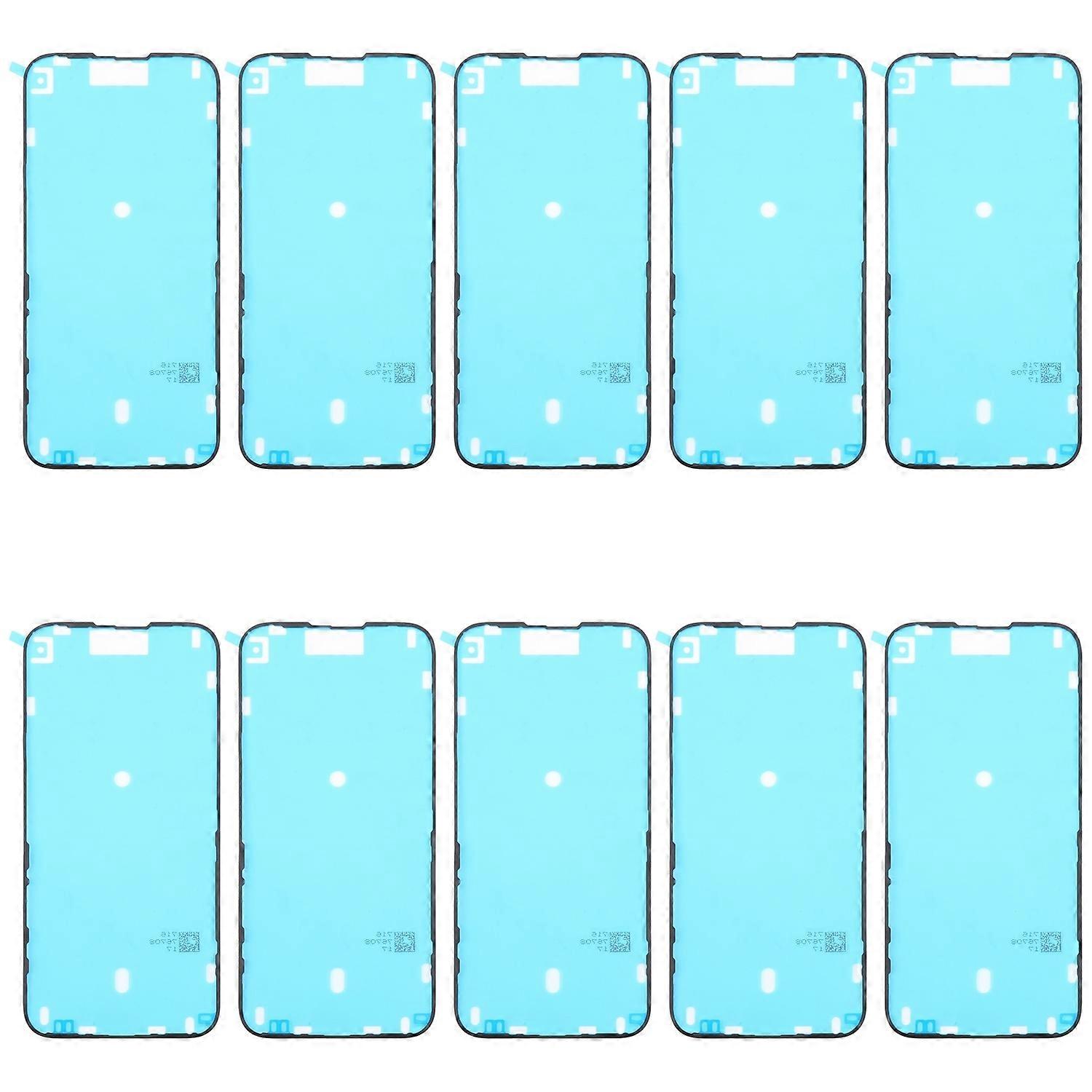 10pcs LCD Frame Waterproof Stickers For iPhone 16 Plus