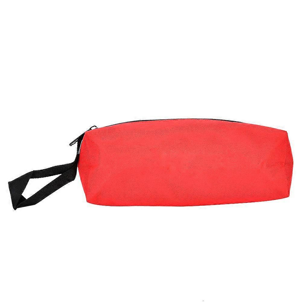 Multi-function Portable Waterproof Canvas Hardware Hand Tool Storage Bag Organizer(Red)