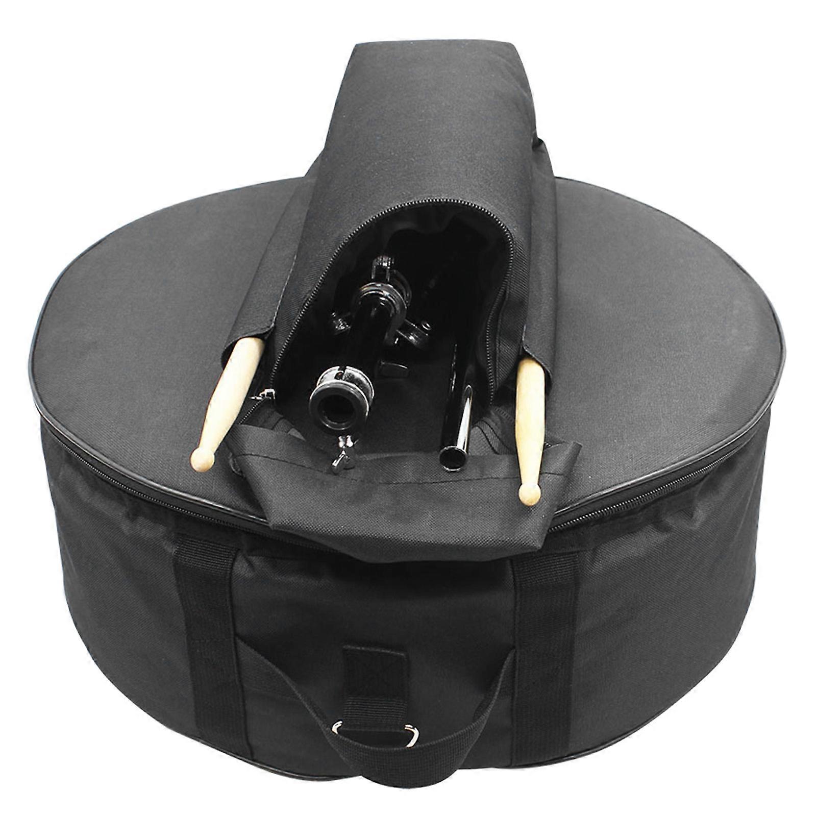 Snare Drum Bag Backpack Portable Oxford Cloth Black Case