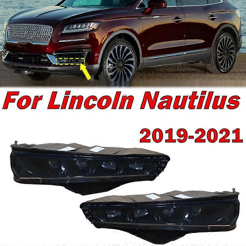 Applicable Car Accessories For Lincoln Nautilus 2019-2021 Front Bumper Fog Light Daytime Running Lights Driving Lights Car Light Assembly