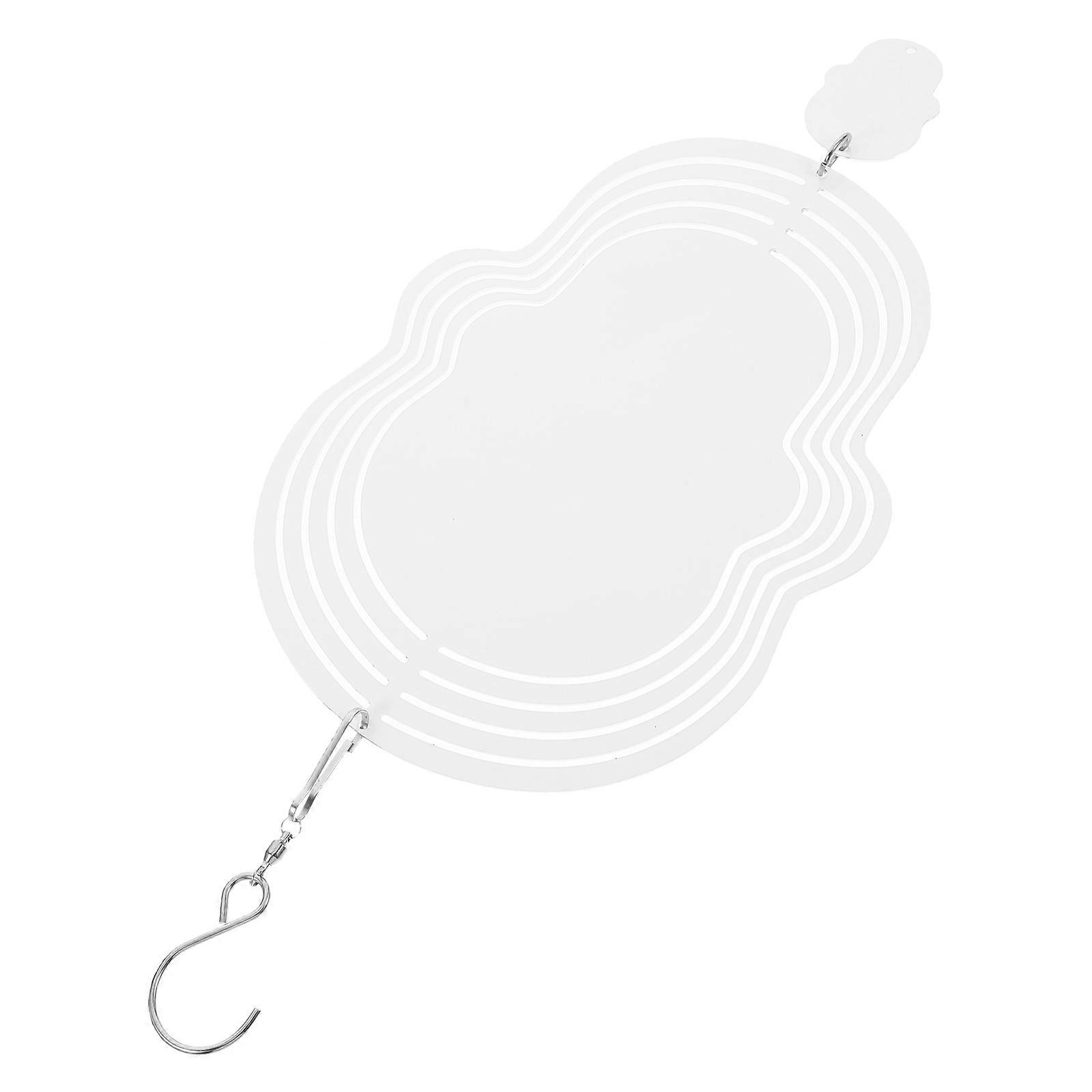 Silver Sublimation Wind Spinner Hanging Ornament for Aluminum Decor 3Pcs