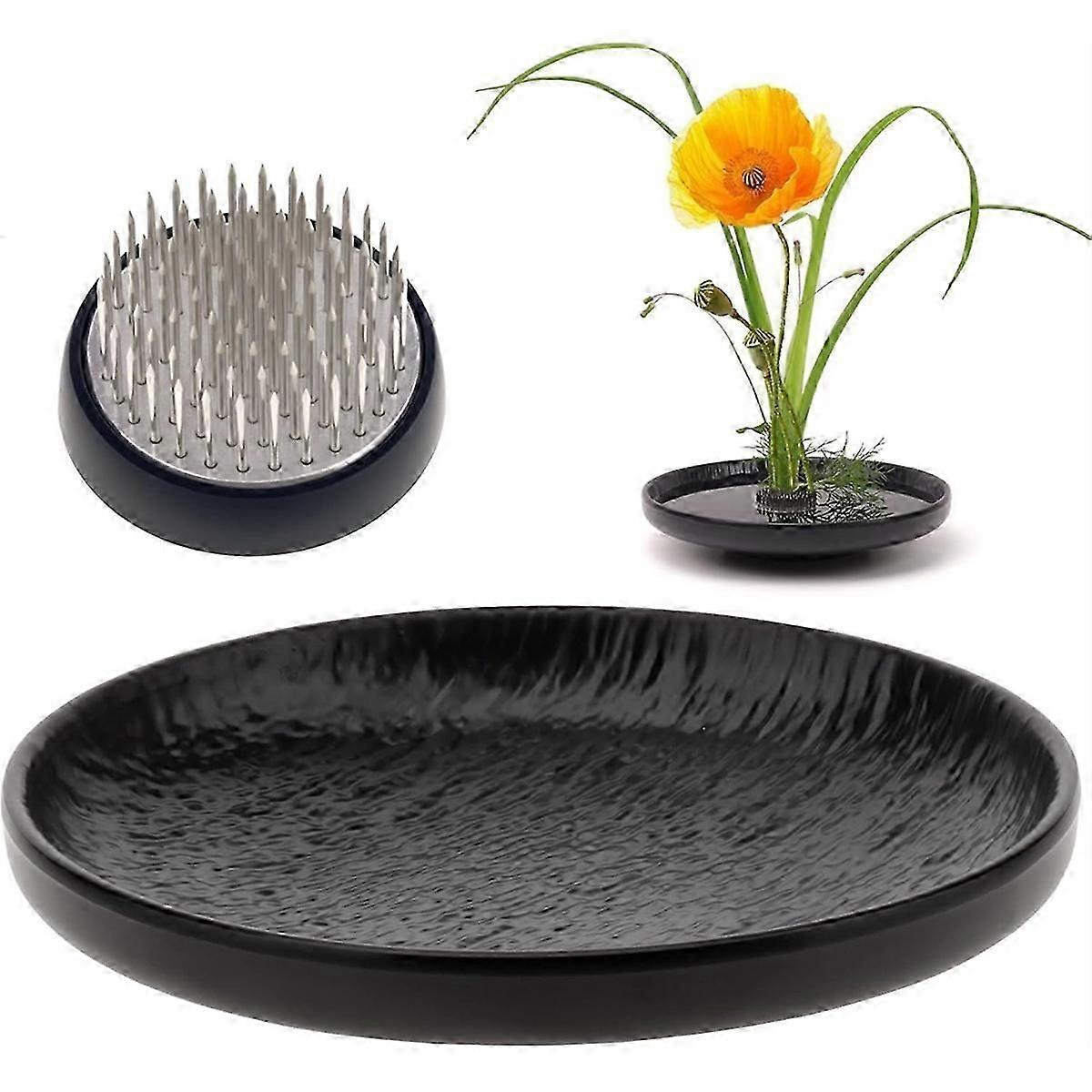 Japanese Ikebana Vase Flower Frog Kit Floral Art for Flower Arrangement Desk Office Home Decoration