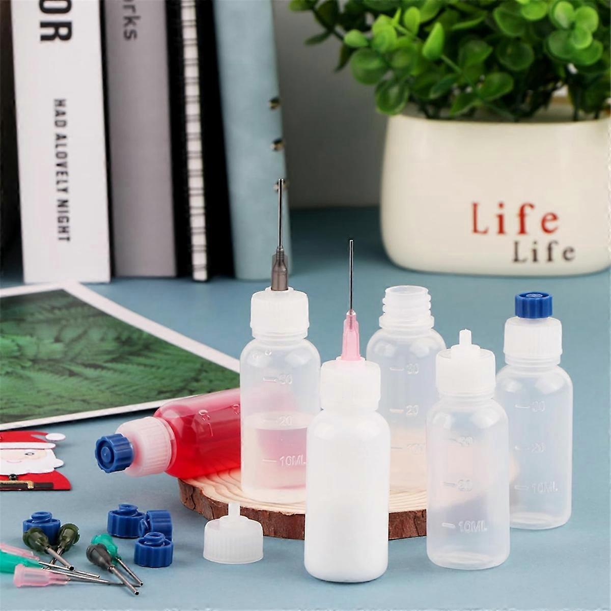 30PCS Glue Applicators Bottles, with Blunt Needle Tip