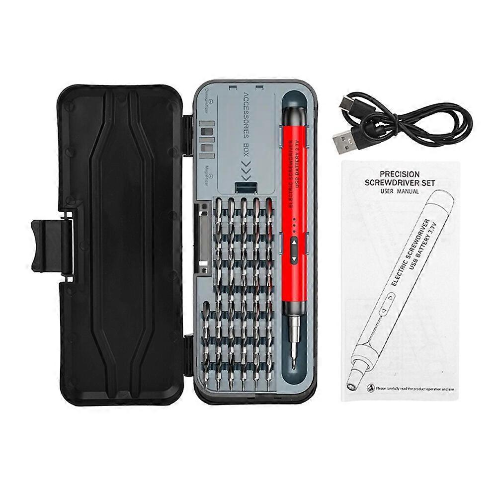 46in1 Mini Precision Electric Screwdriver Set Rechargeable Cordless Screwdriver