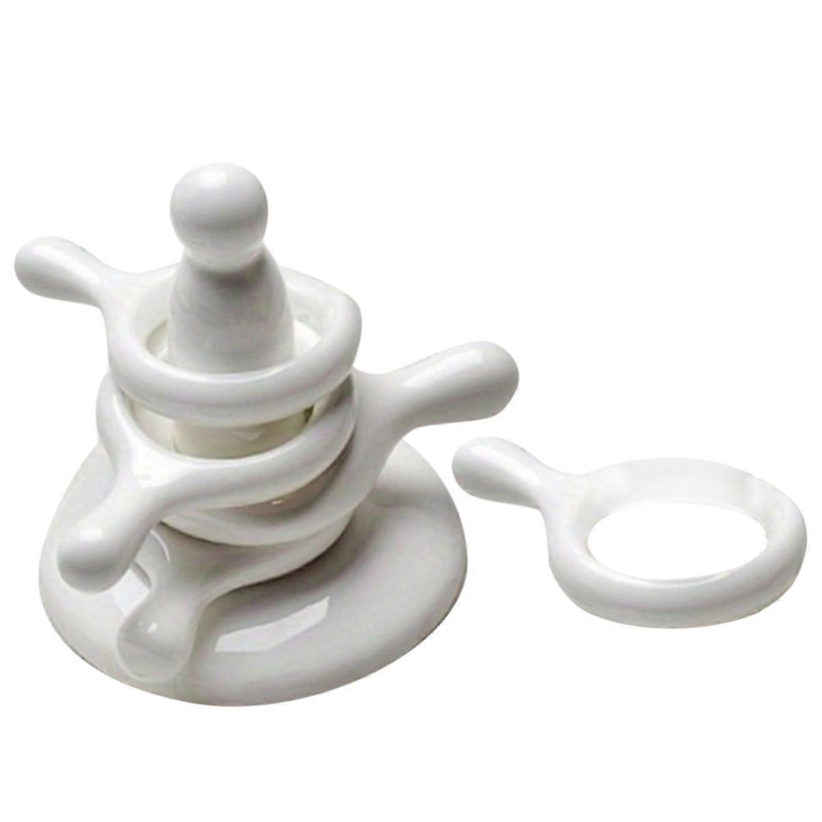 6pcs Set Ceramic Chopstick Holders with Spoon Rest for Dining Table