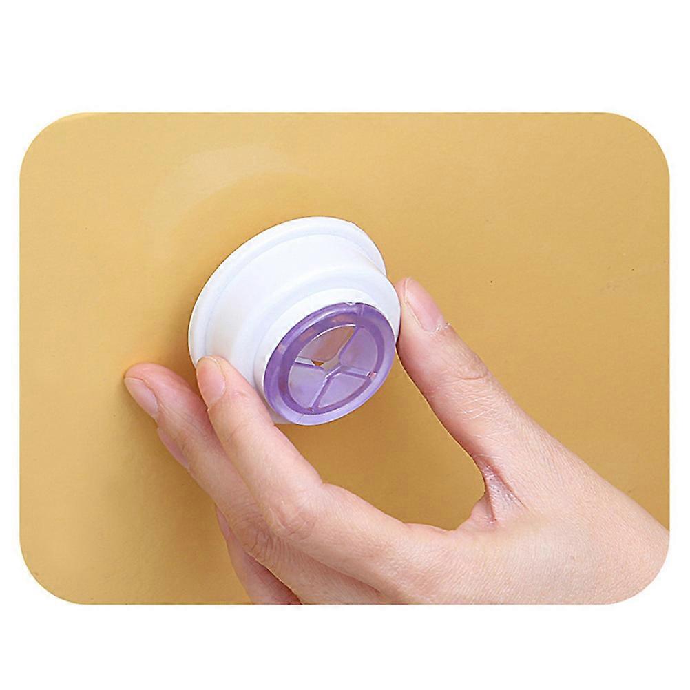 Purple Self-Adhesive Towel Hook for Towel Holding 2Pcs Multi-Use Clips