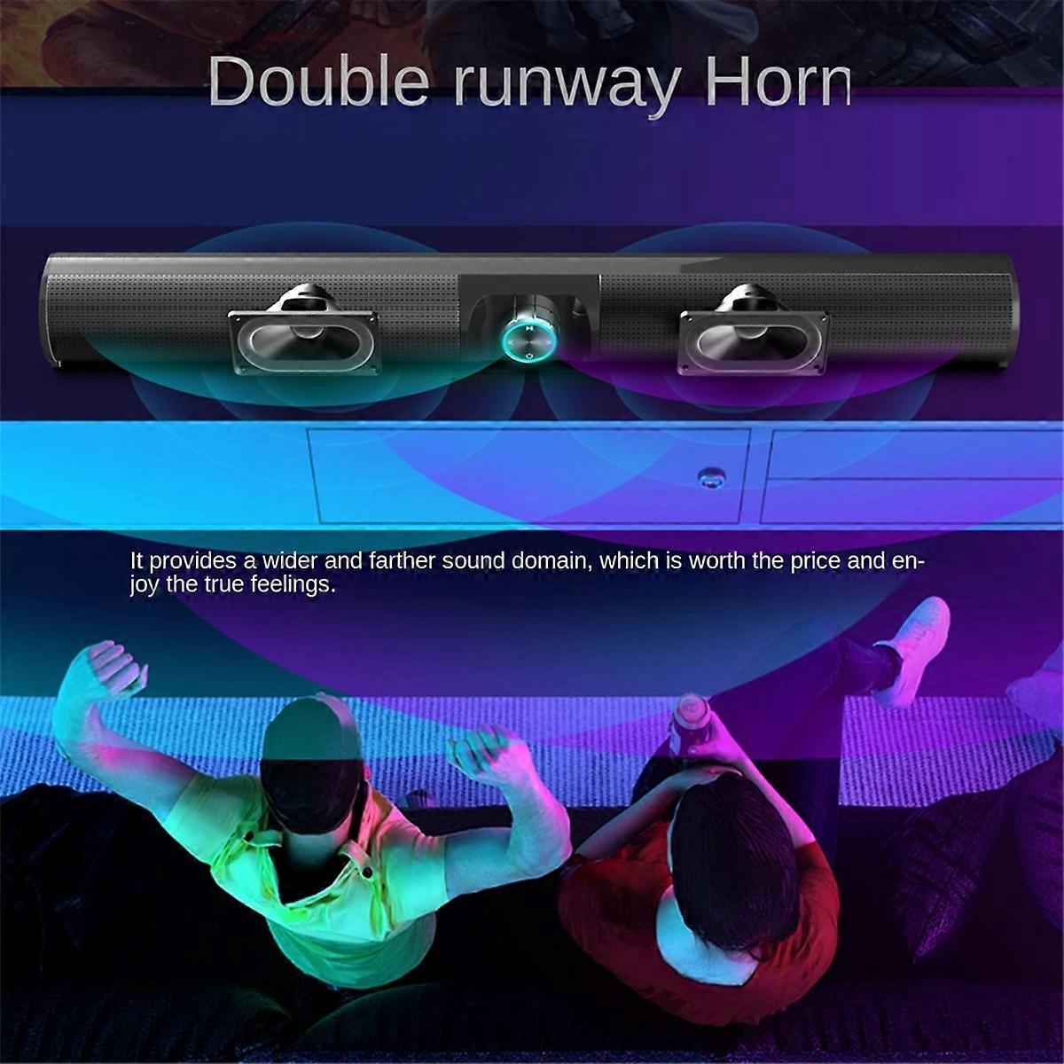 Bluetooth Speaker Column High Power Portable Speaker for Desktop