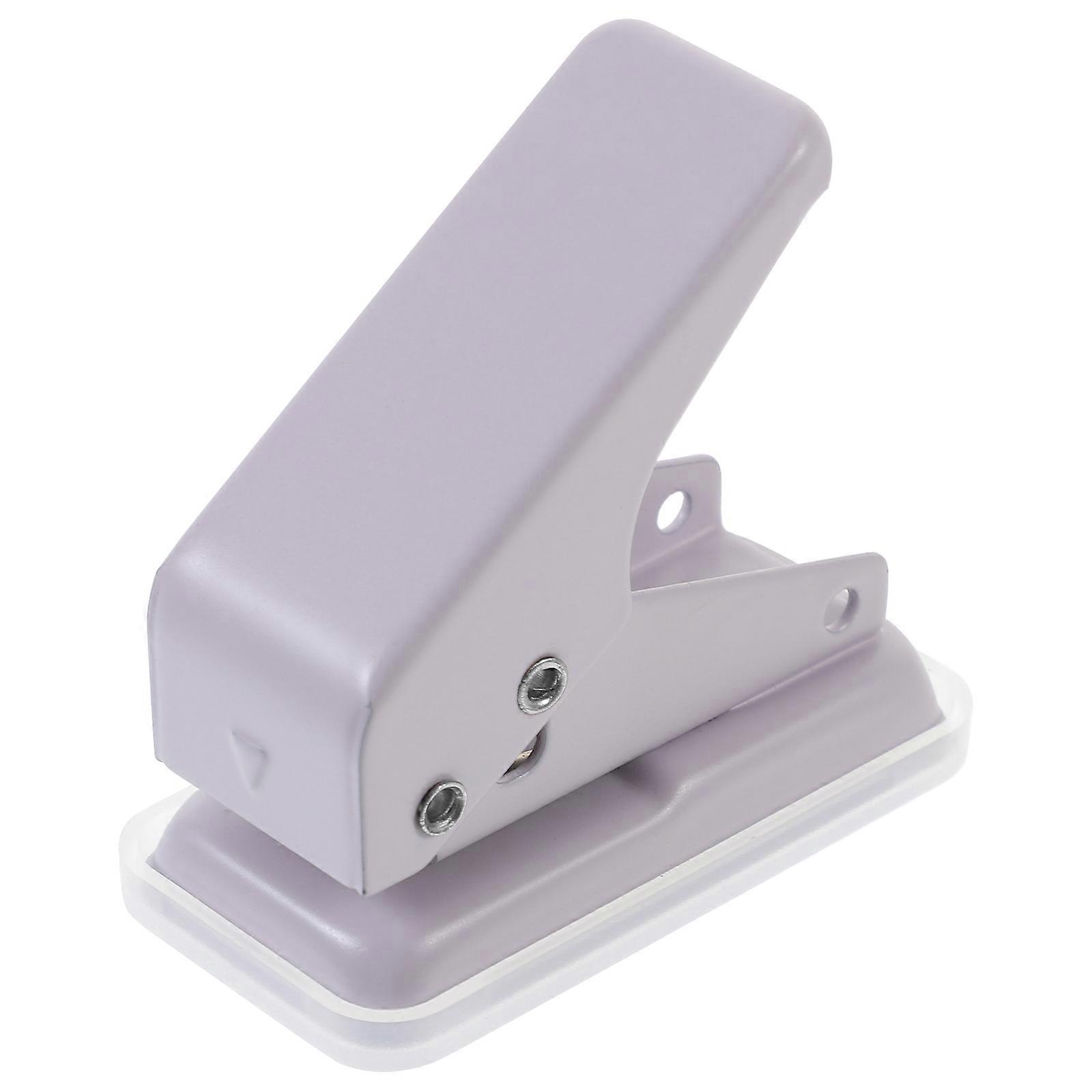Loose Leaf Hole Puncher Manual Single Hole Punch for Office 3Pcs Set