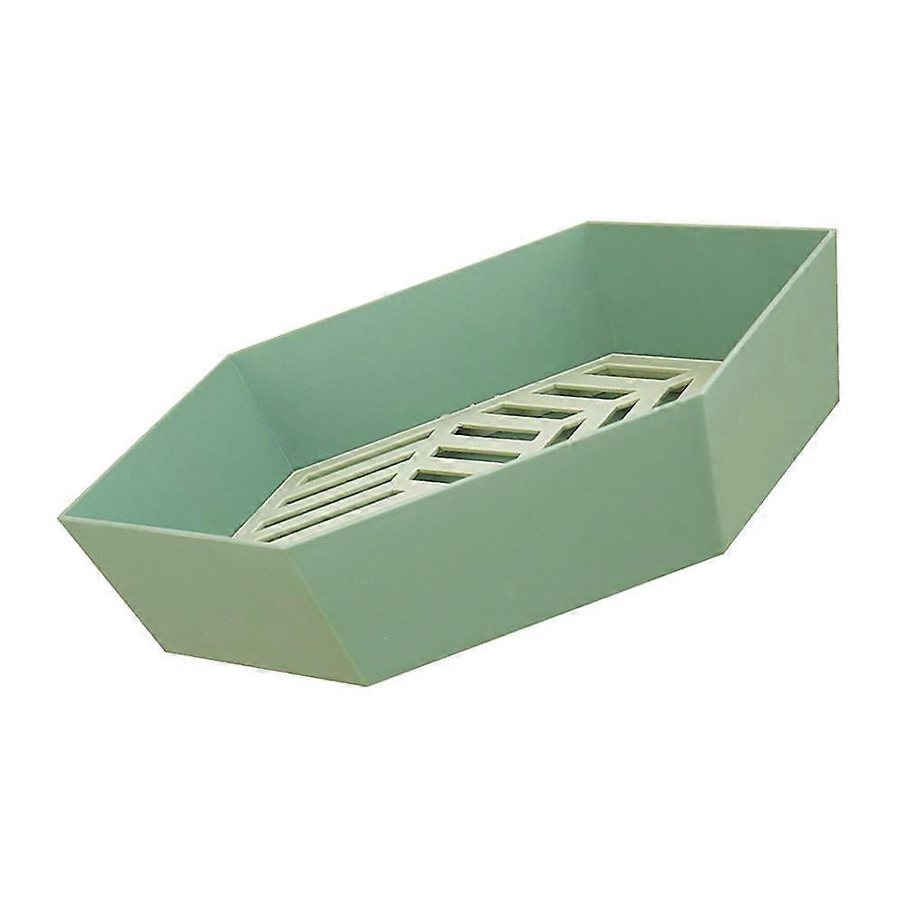 Home Use Kitchen Draining Basket 3Pcs Green Vegetable Rack