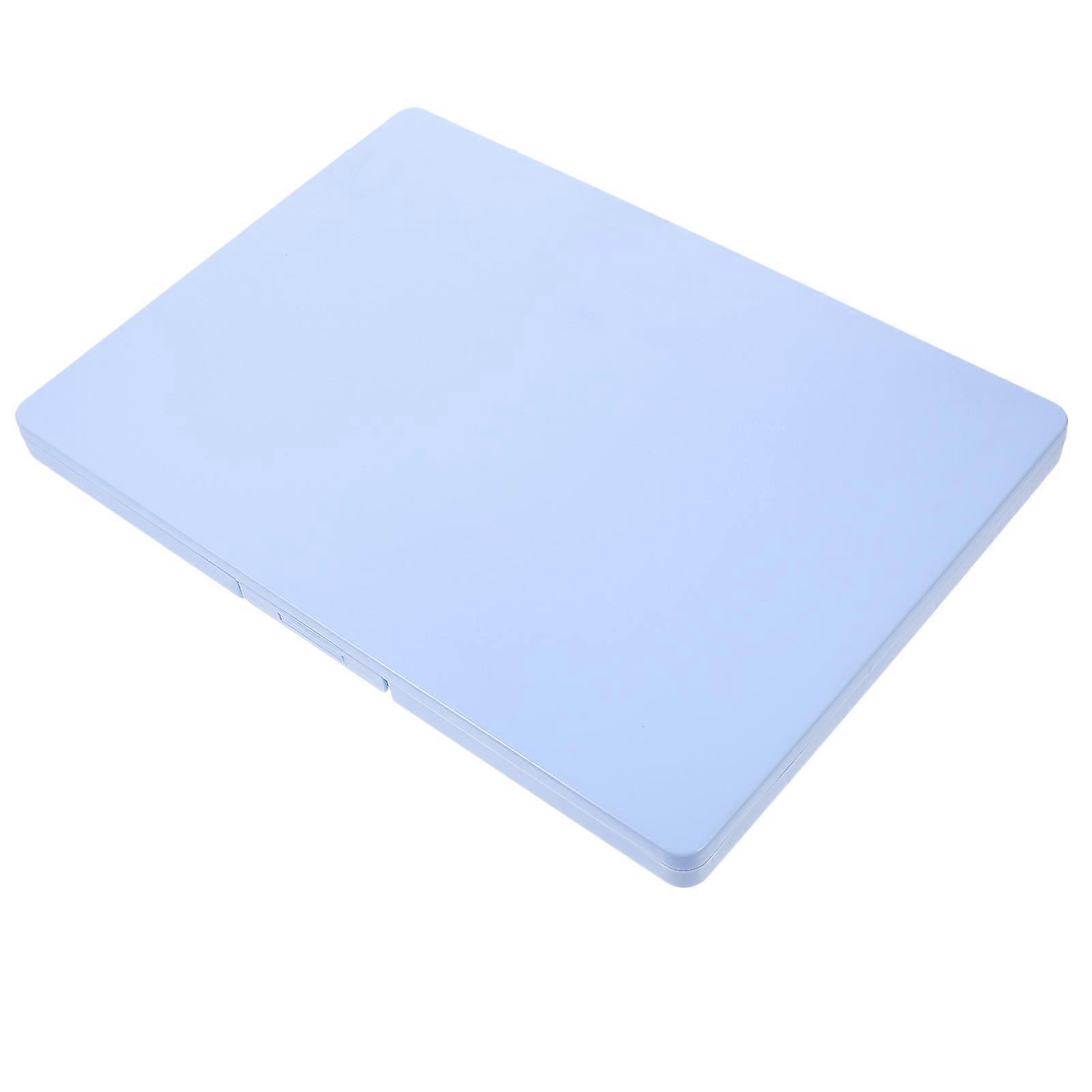 Business Card Organizer Box Plastic for Storage 4Pcs Portable Case