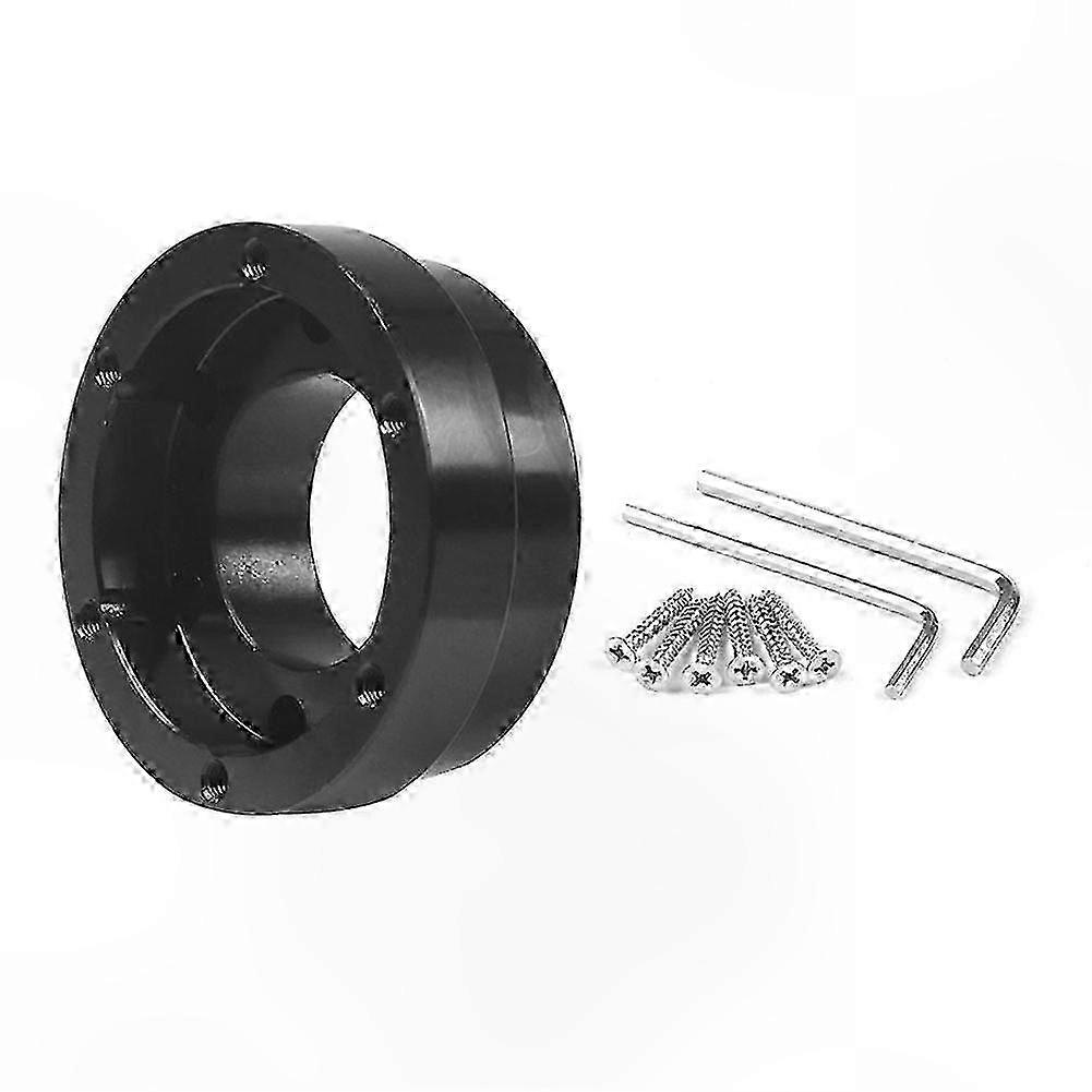 Universal 13-14 Inch Steering Wheel Adapter Plate for Racing Simulation Modifications
