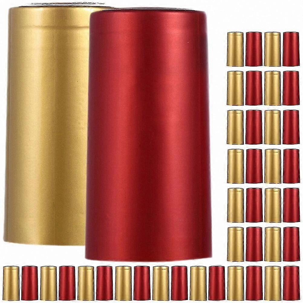 200 Pieces Heat Shrink Sealing Caps for Wine Bottles Bottle Wrap Seals Shrinkable Protective Caps for Wine Storage