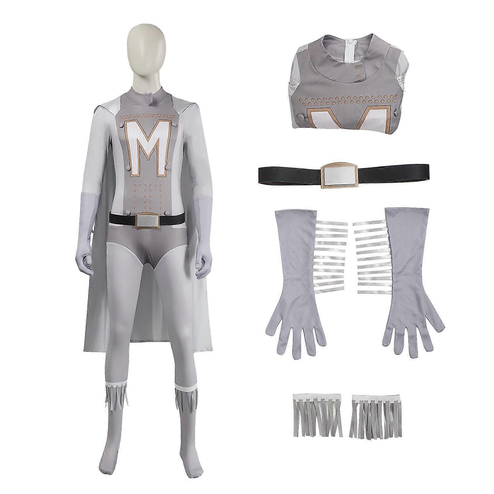 Cosplay Megamind Metro Man overálok, köpenyek, Halloween szuperhős jelmezek, öltönyök