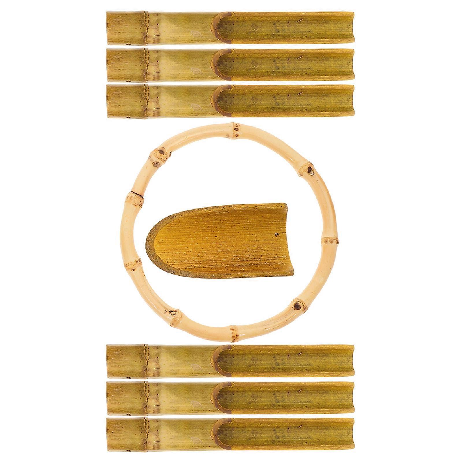 Bamboo Wind Chime Tube Replacement Wind Chime Kit for DIY 2Sets