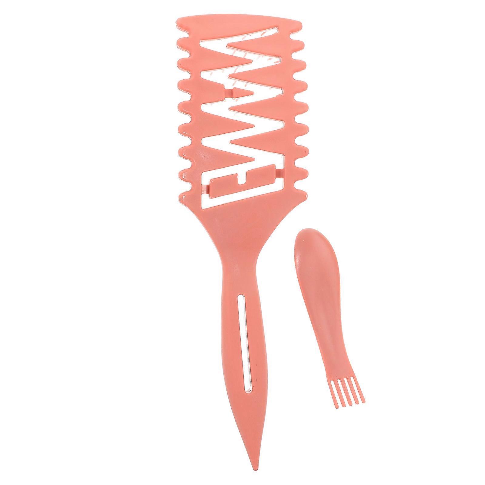 Scalp Comb For Hair Styling Curly Hair Professional Styling Pointed Tail Cpu Material 2Pcs