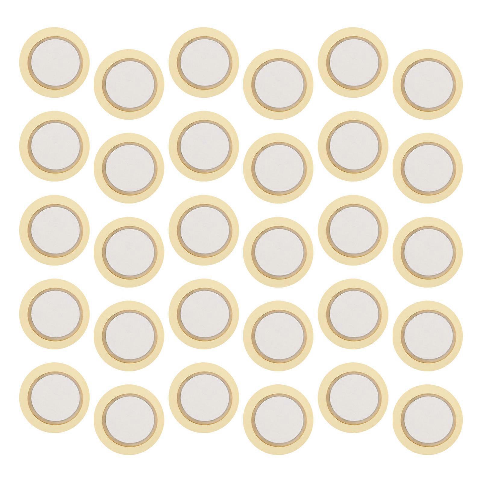 Akustik Piezo Disk Akustik Manyetik Dönüştürücü Tetik Buzzer Elektronik Davul Tetikleyicileri için Manyetik Kiti 2,5X2,5CM 50 Adet