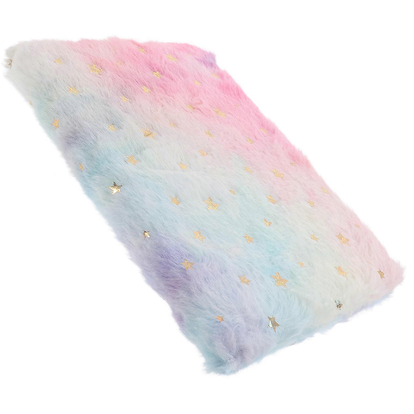 Cartoon Plush Diary Notebook for Taking Notes 5Pcs Fluffy Shell Notepad