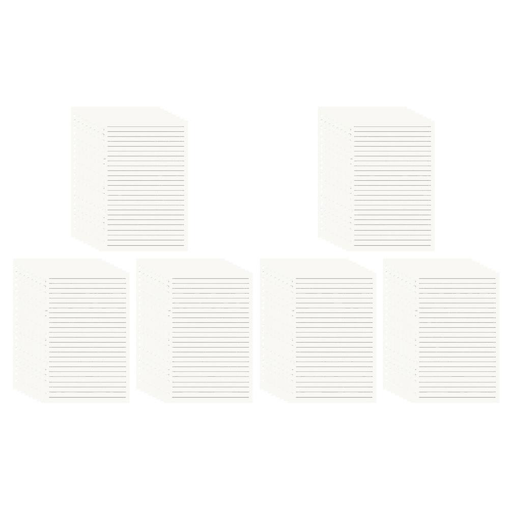 Notebook Refill Paper Binder Paper for Study 2Pcs 6 Books Planner Inserts