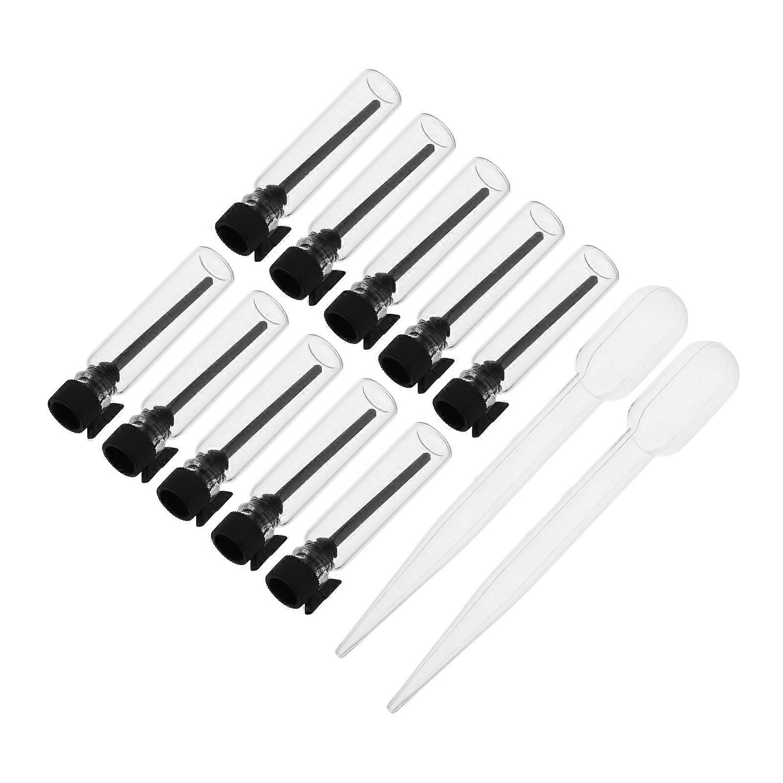 Glass Perfume Sample Bottles for Storage 40Pcs Black Mini Essential Oil Vials