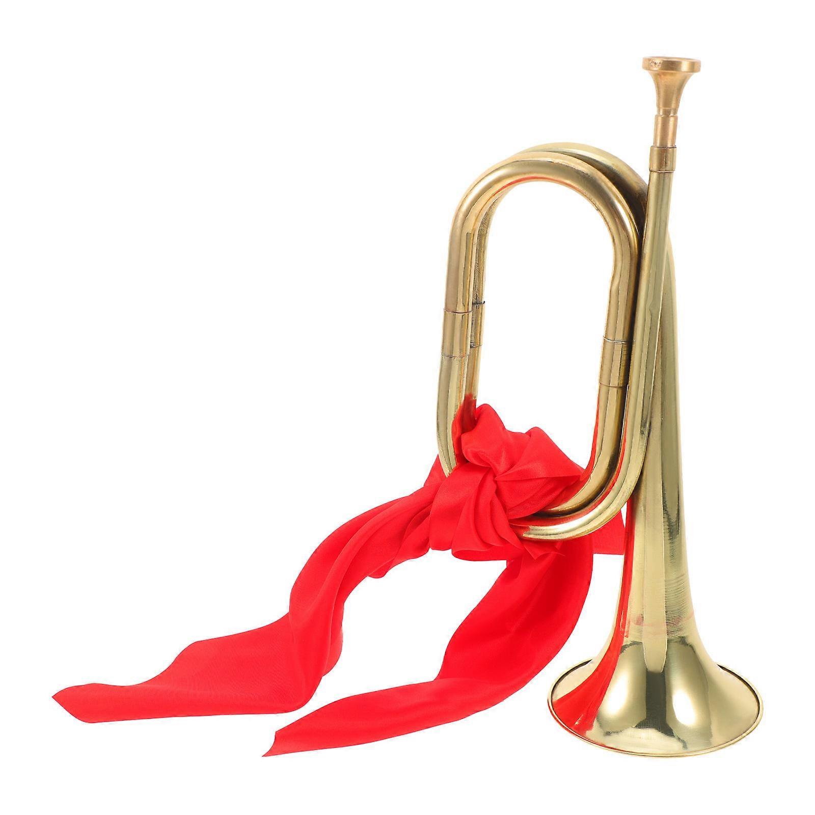 Beginners Trumpet Copper Alloy Bugle for Playing 3Pcs Edition