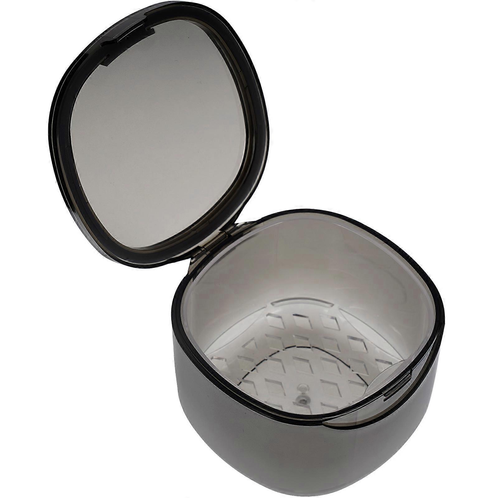 Plastic Dental Retainer Case Grey Cleaner Case for Storage Purpose