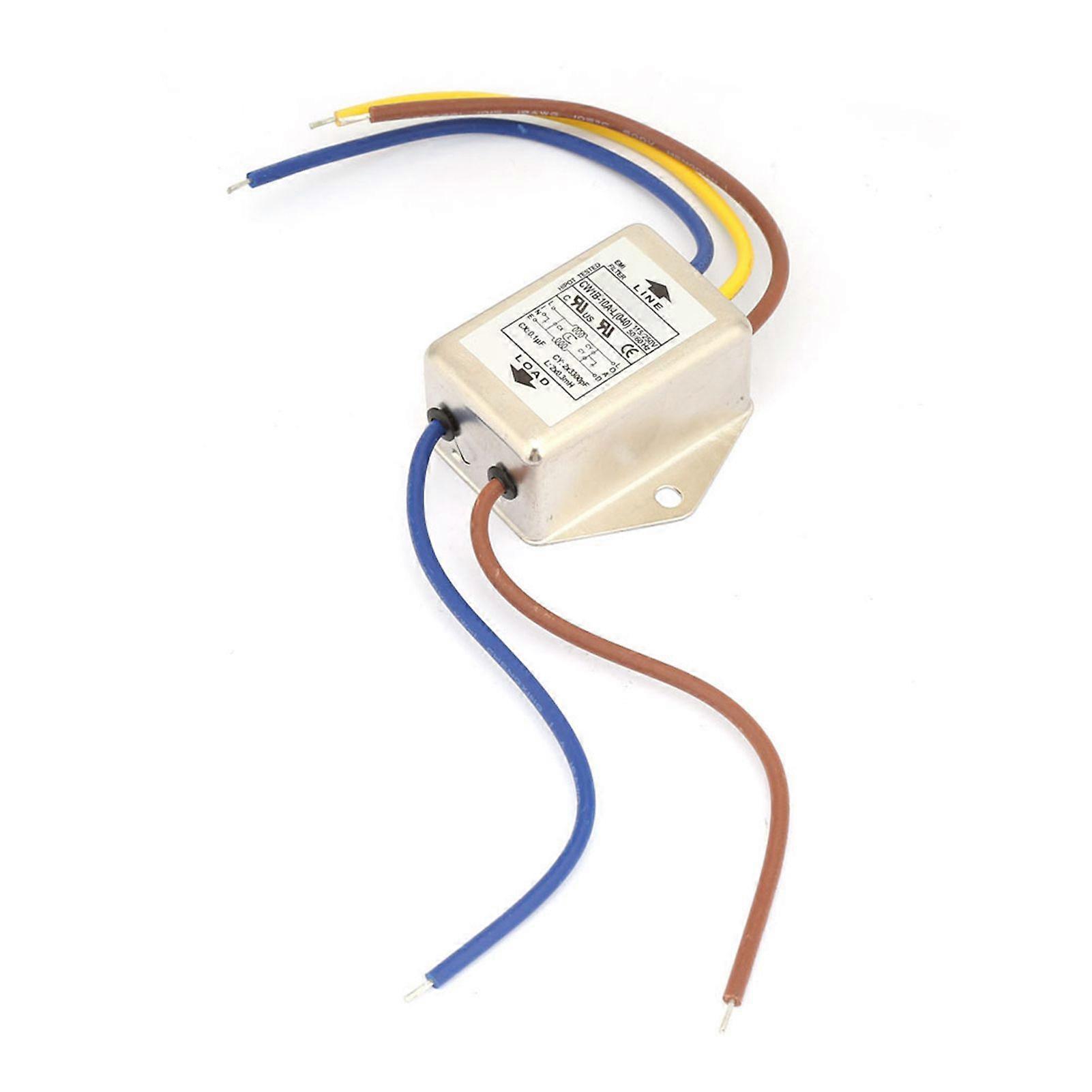 CW1B10A L(040)Filtru monofazat EMI Power Filter 125/250V