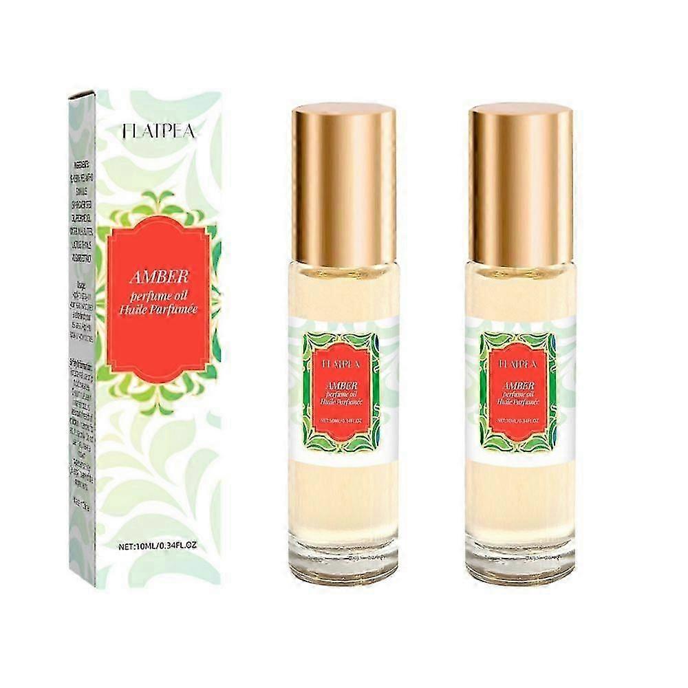 2pcsVanilla Amber Perfume Oil Long-lasting Perfume 10ml