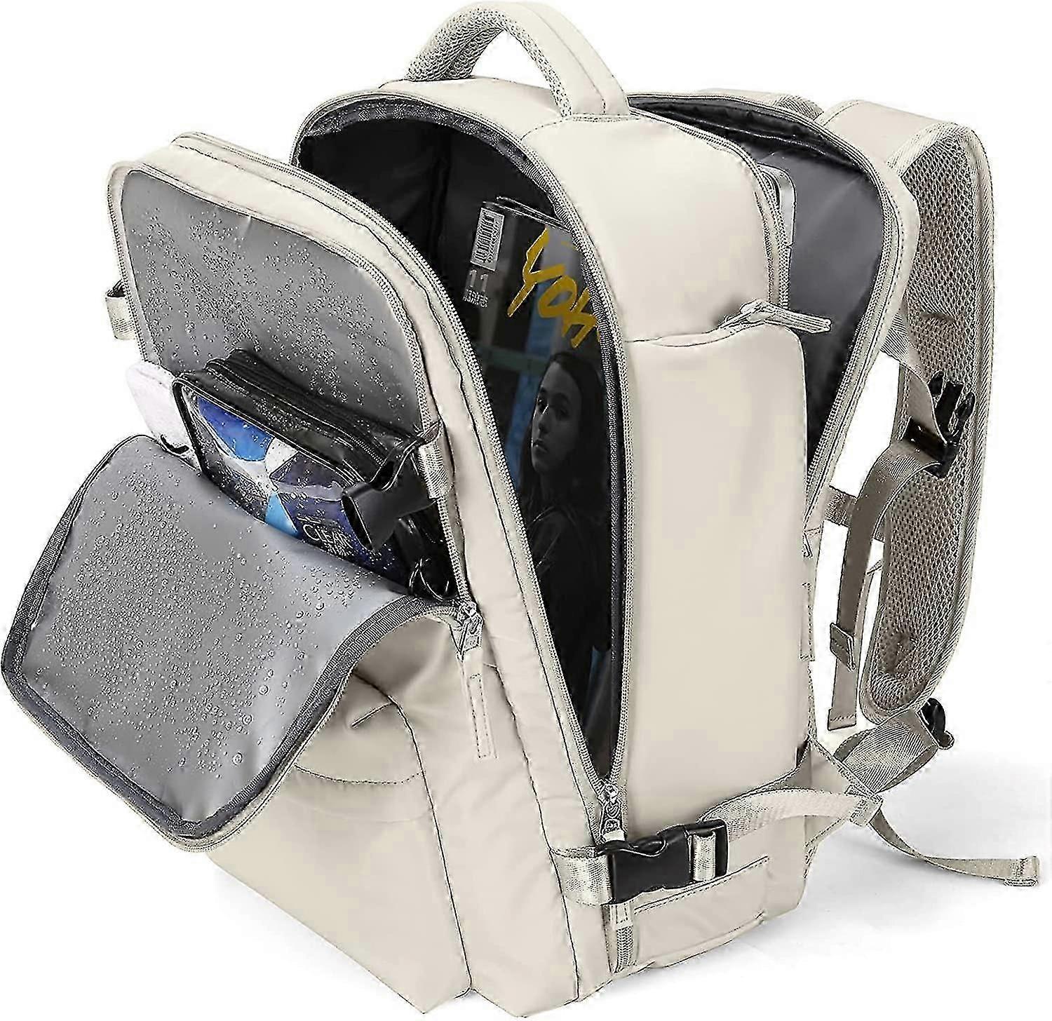 حقيبة ظهر سفر كبيرة للنساء، حمل على الظهر، المشي لمسافات طويلة حقيبة ظهر رياضية في الهواء الطلق حقيبة ظهر عارضة حقيبة مدرسية