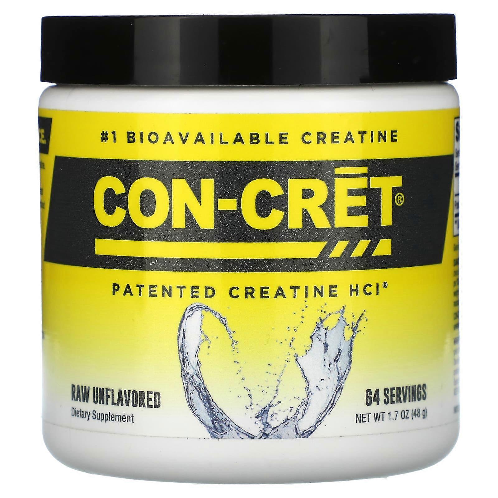 Patented Creatine HCl, Raw Unflavored, 1.7 oz (48 g)
