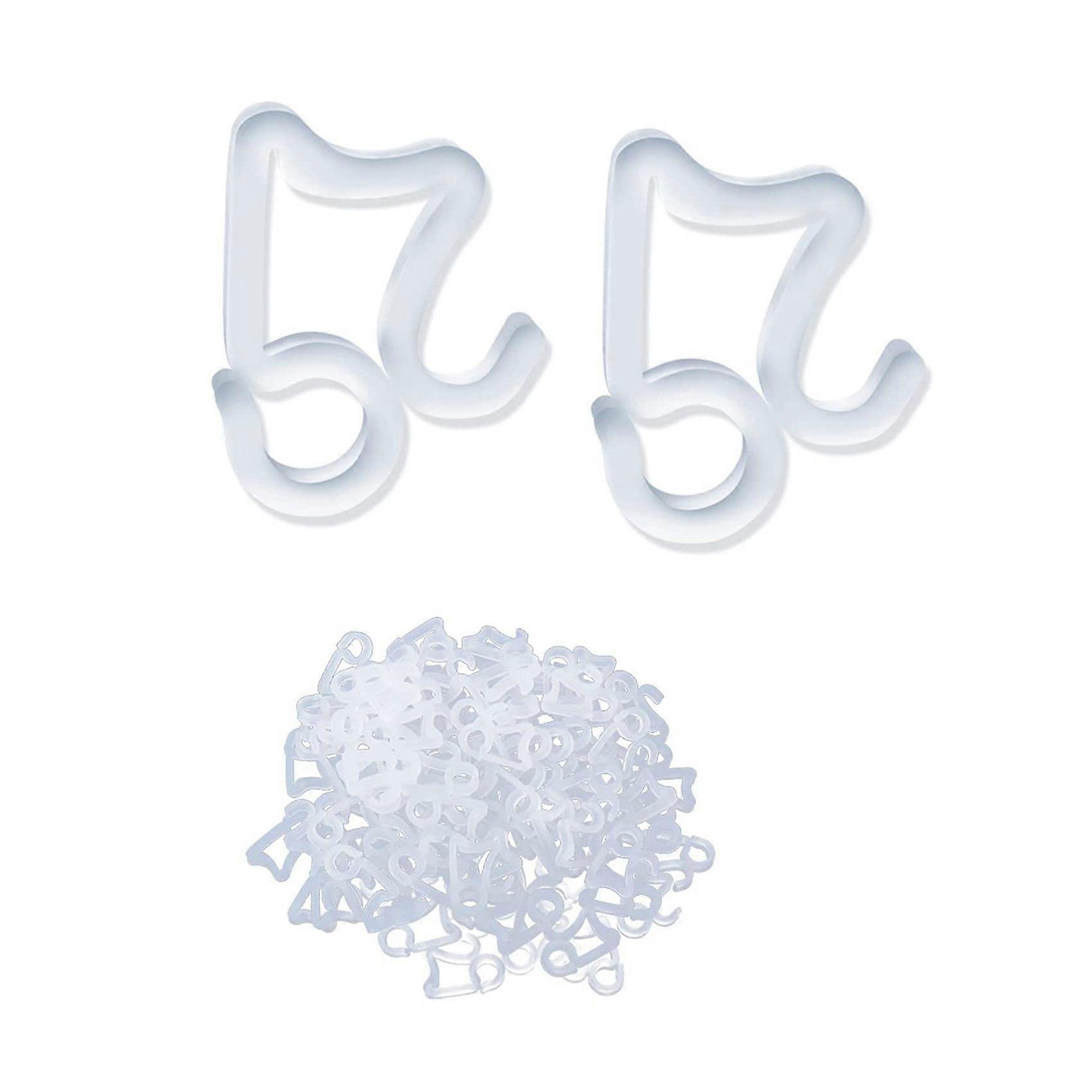 100 Pack Light Clips, for Outside String Lights Roof Icicle Lights