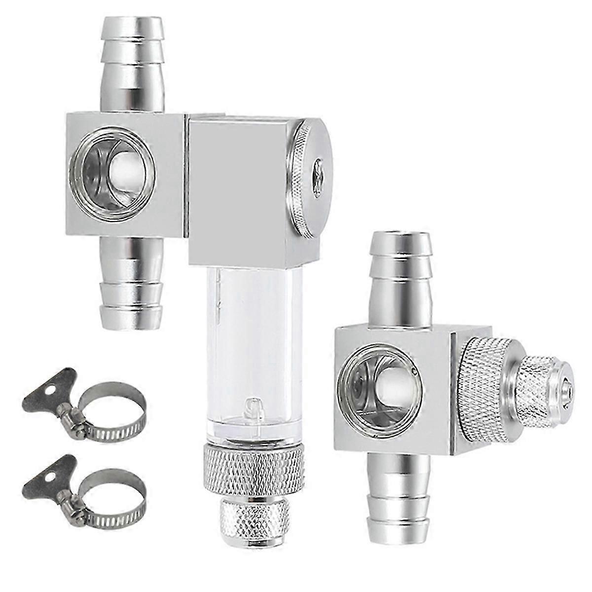 Aquarium Fish Tank Carbon Dioxide Bubble Meter External Refiner CO2 Cylinder External Diffusion Atom