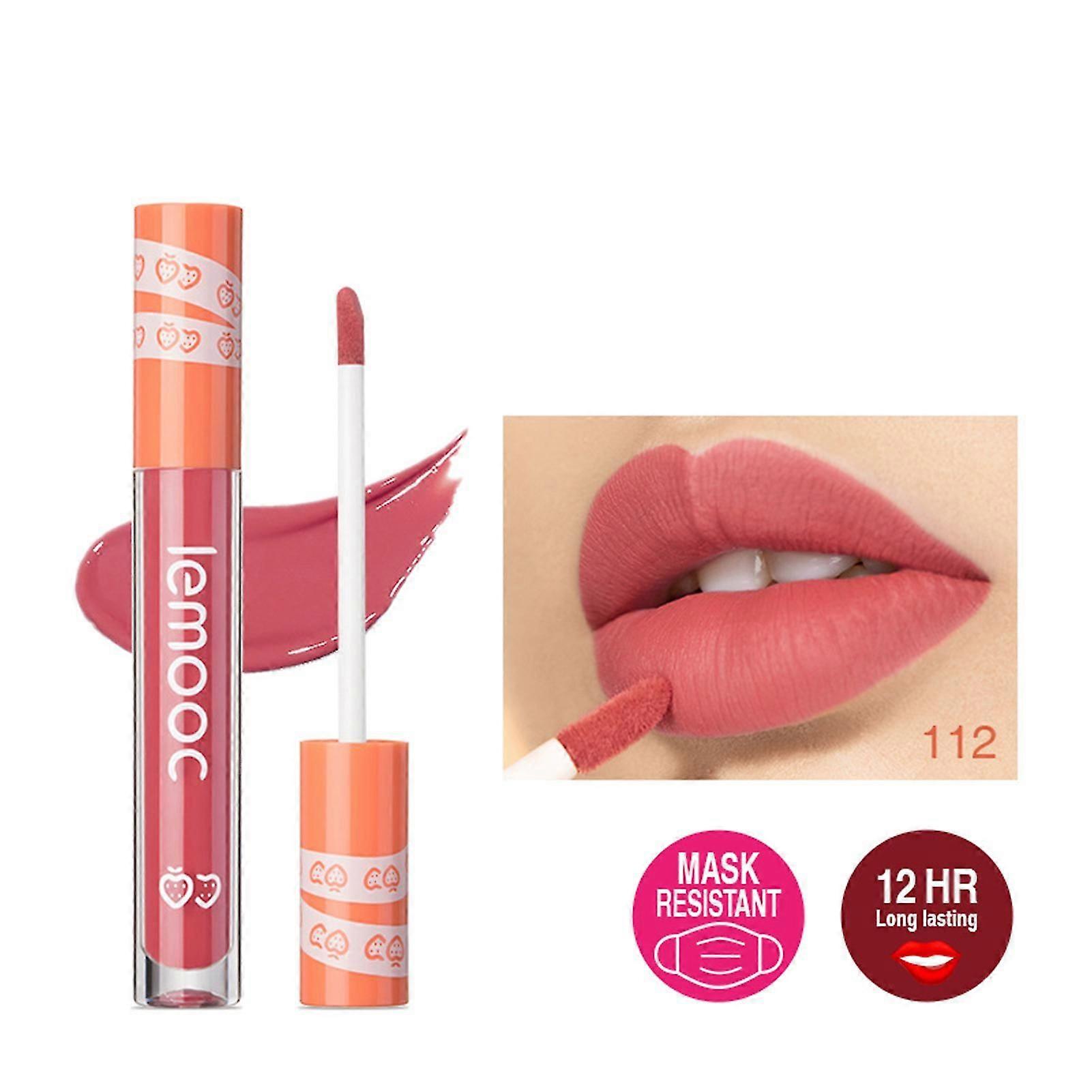 Matte Velvet Mist Lip Glaze Lipstick Long-lasting Sweat Proof Lipstick For Birthday Valentine's Day Gift