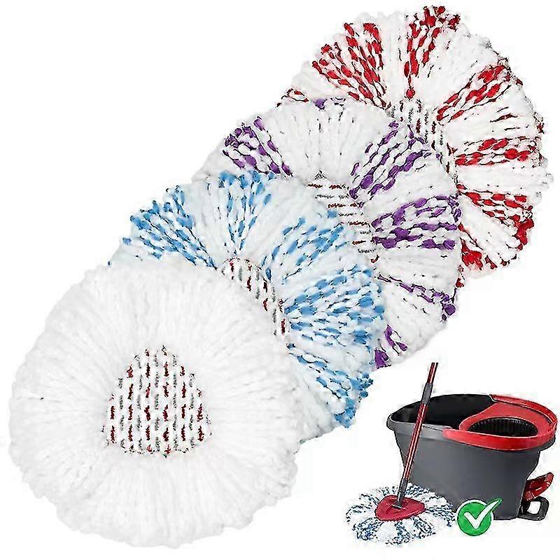 25-26 Suitable For Vileda/O-Cedar Easywring Microfiber Mop Head, Rotating Mop Replacement Head