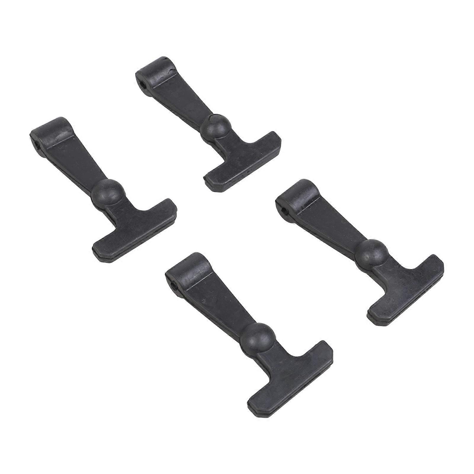 4 Pieces Trailer Refrigerator Locking Clips Heavy Duty ABS Material Universal Compatibility Easy Install Ergonomic Handle Multicolor