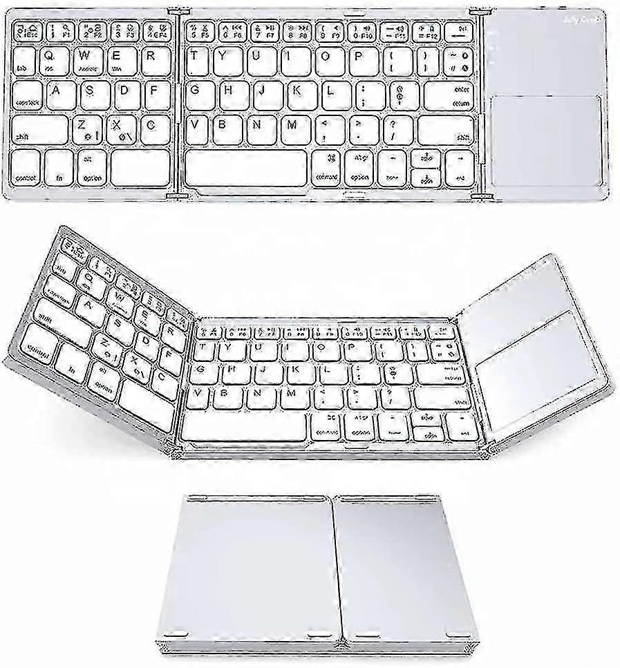 Mini Pocket Folding Wireless Bluetooth Keyboard B033 With Touchpad