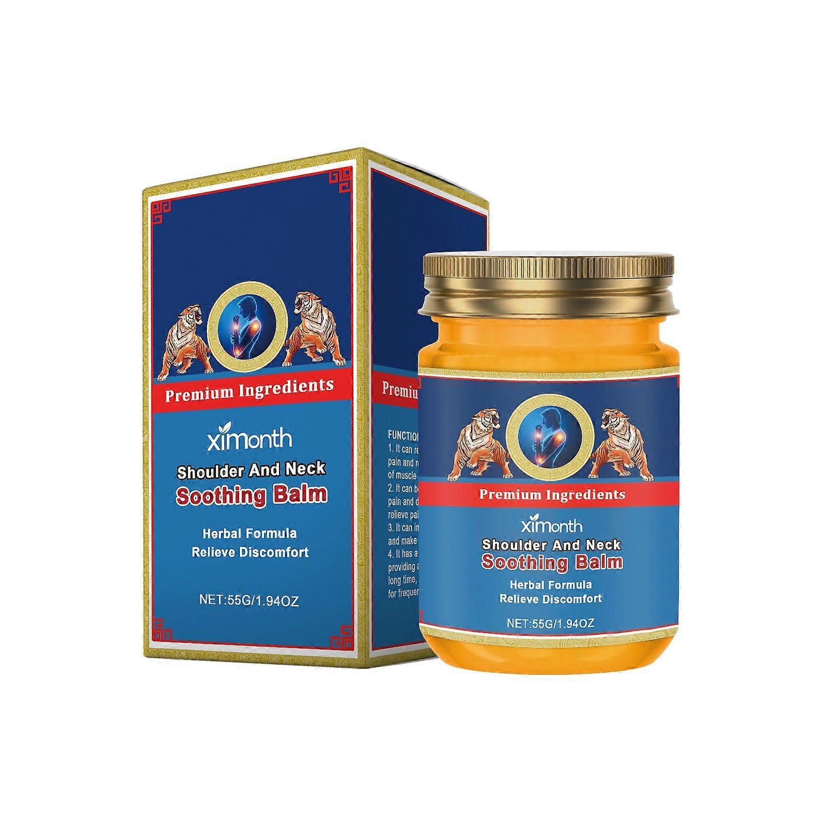 Shoulder And Neck Care Cream Contains Safflower Extract, Turmeric Root Extract, Ginger Root Extract