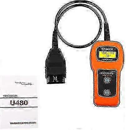 U480 Obd2 Obdii Eobd Can-bus Auto Scanner Engine Code Reader Diagnostic Tool, Orange And Black