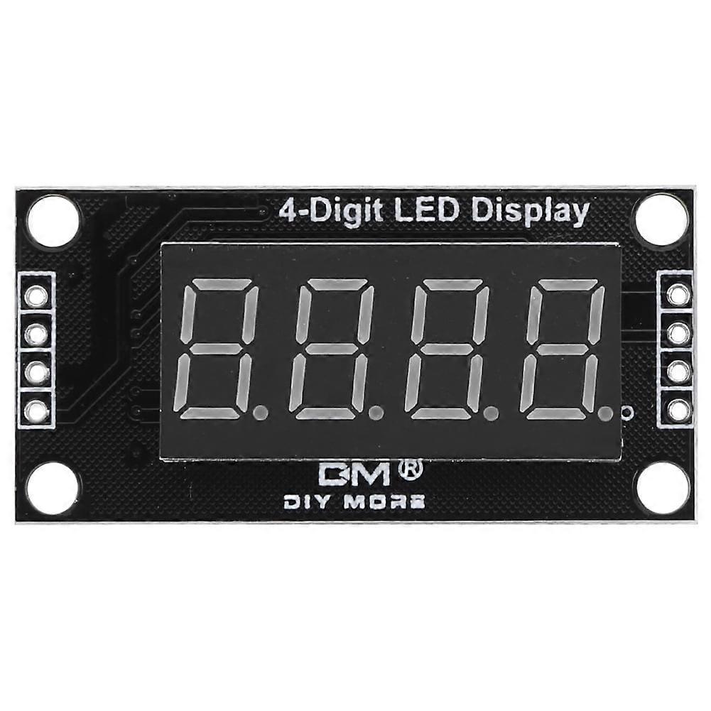 jixopn TM1637 LED Display Module 4 Digit Clock Module Digital LED Module (Blue)