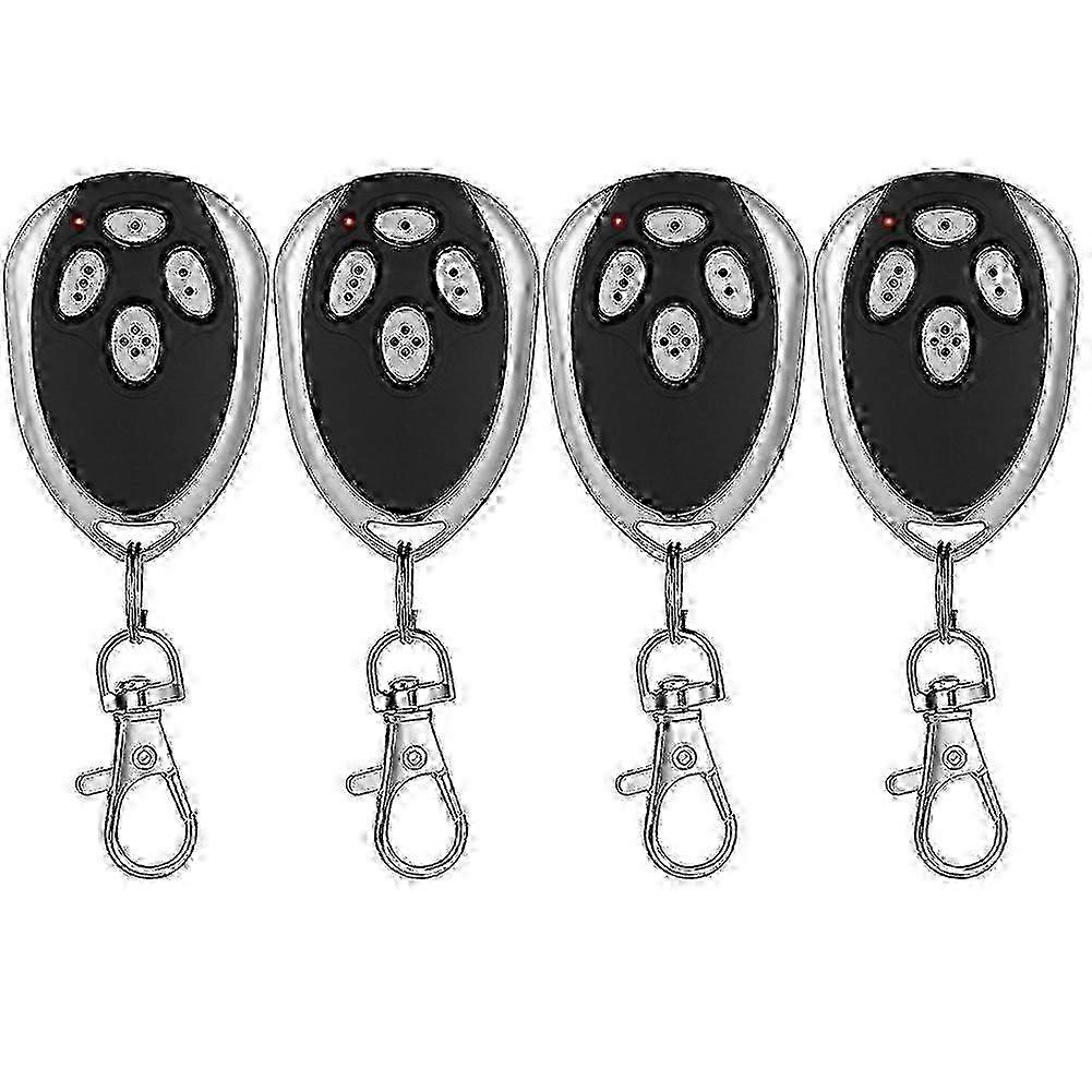 4 Pcs 4 Channels Gate Opener Remote Compatible for Aleko LM123 433.92mhz Garage Door Remote Control
