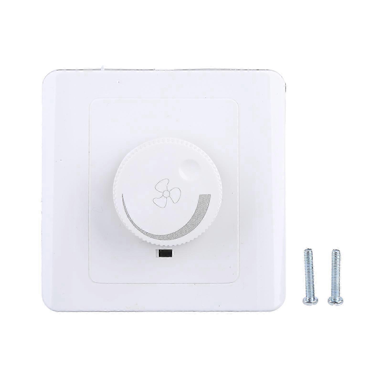 86 Type Ceiling Fan Adjustment Stepless Speed Controller Wall Switch 220V 10A for 15-300W Dimmer Cs