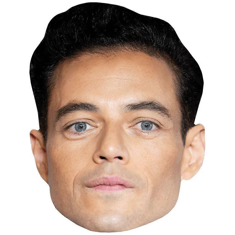 Rami Malek (Serio) Cabezón. Máscara descomunal.