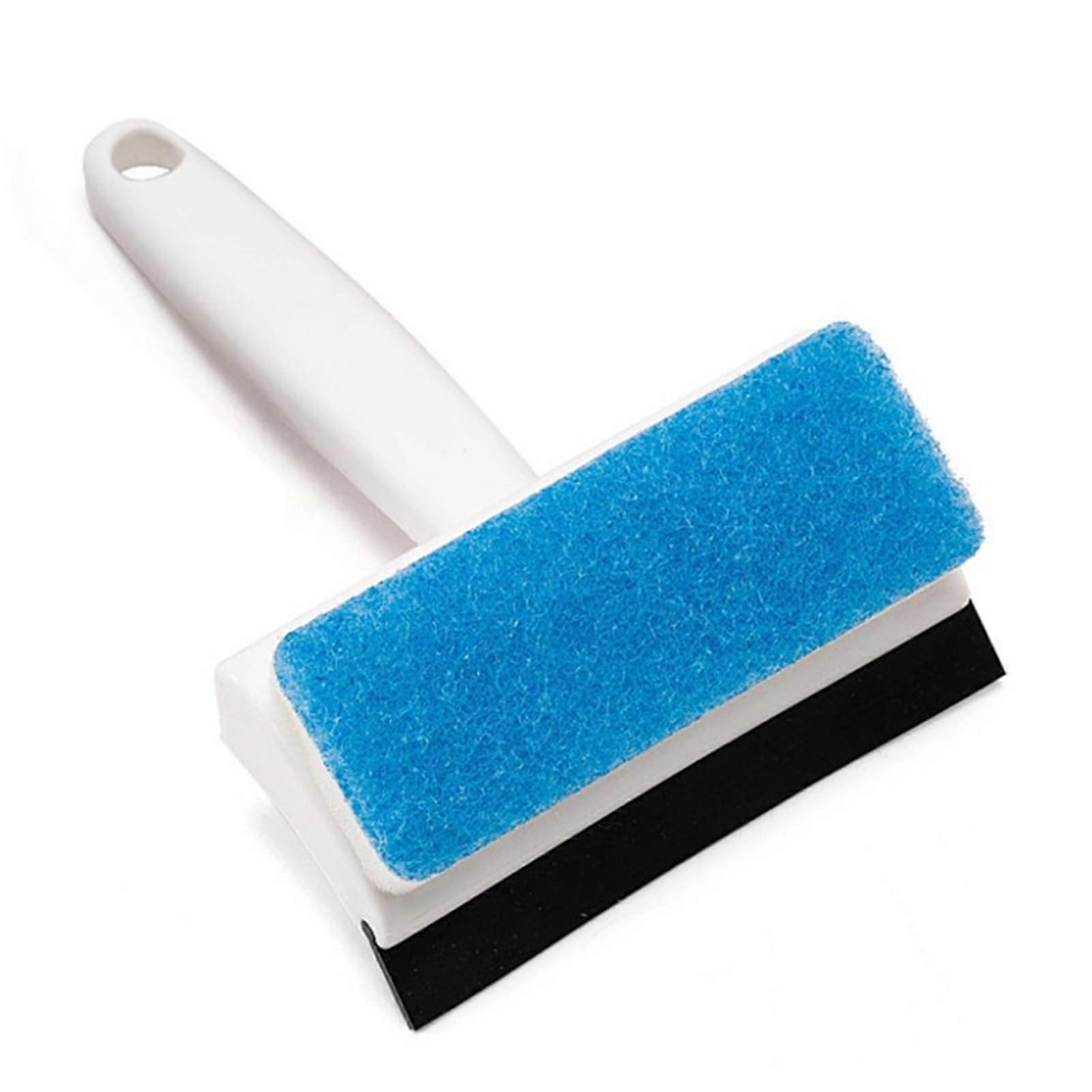 Shower Squeegee Dual Side Window Screen Cleaner Efficient Grip Universal Fit For Bathroom Mirror
