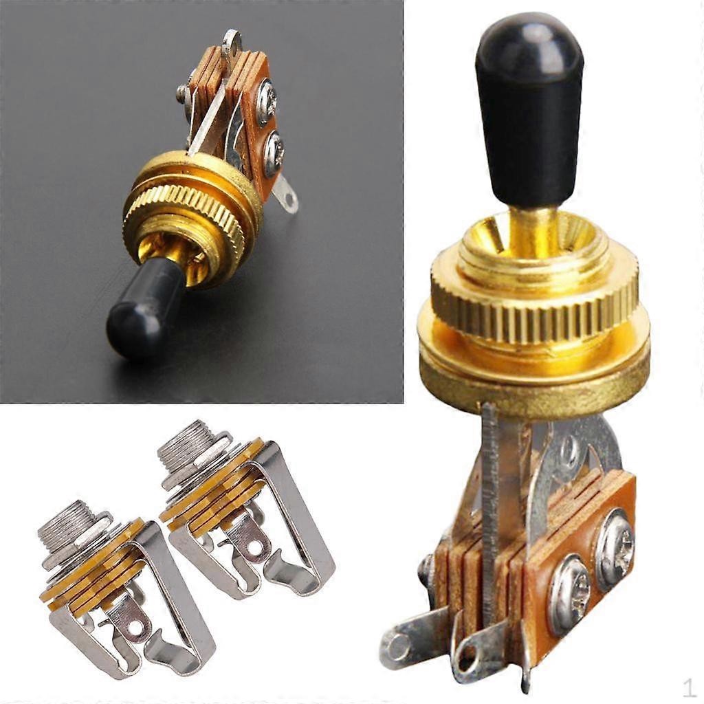 Toggle Input Output Plug Socket For Electric Guitar
