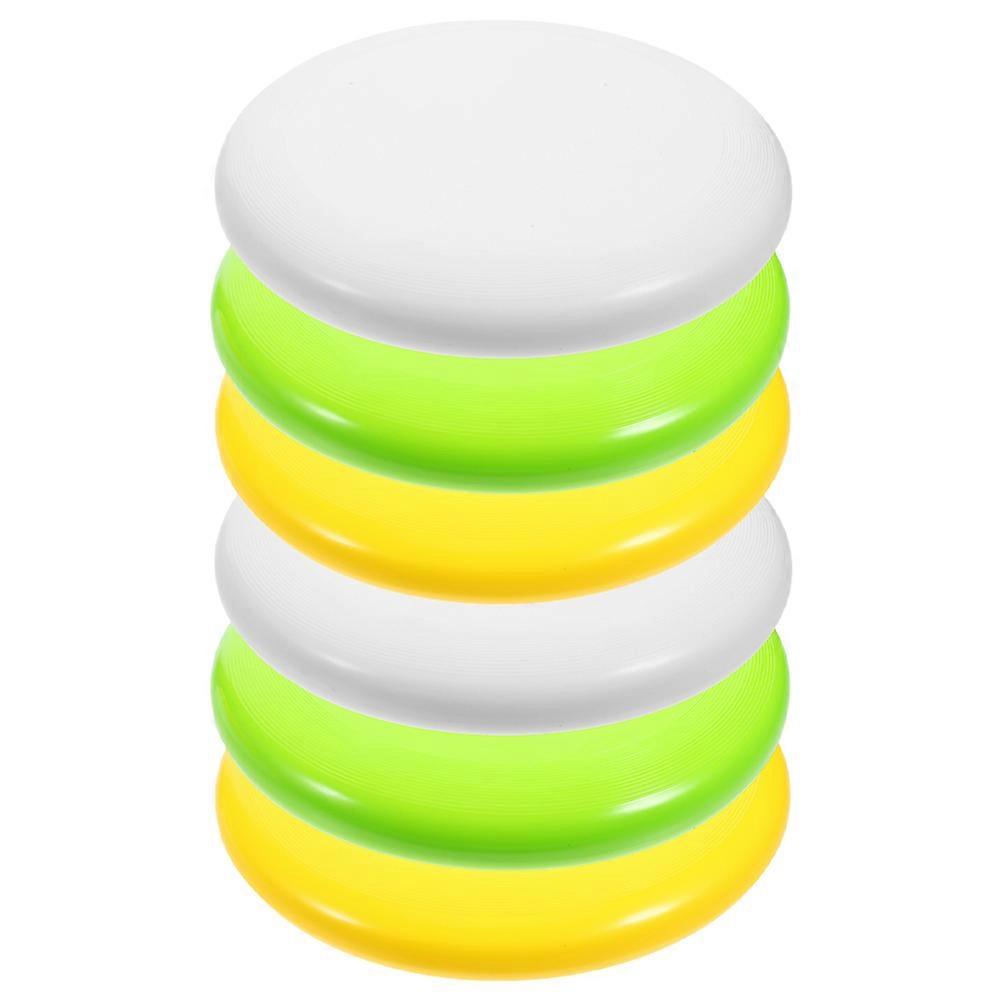 Discs For Disc Golfing 6Pcs Round Shape Ideal For Casual Players Easy To Use Portable Golf Accessory