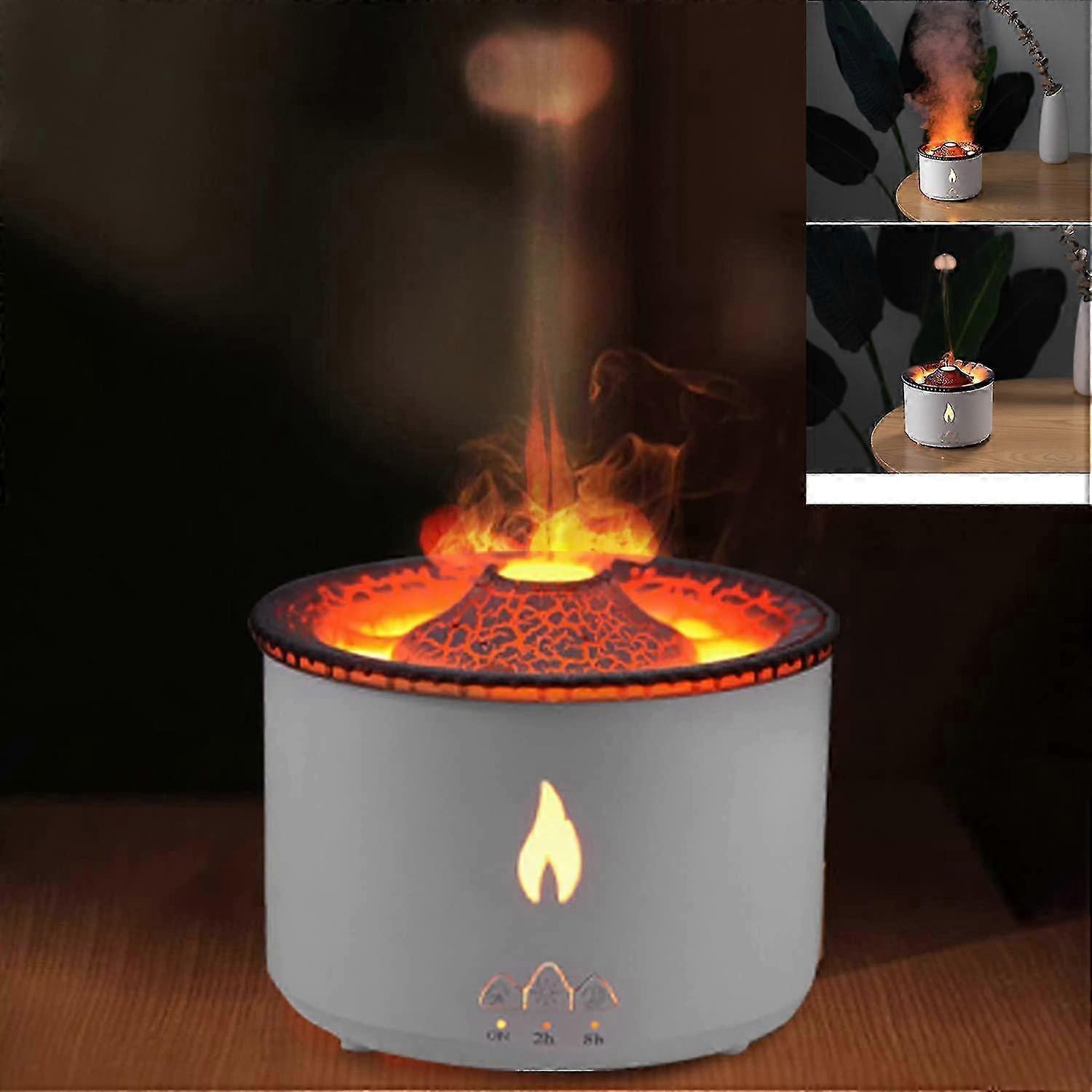 Flame Humidifier Essential Oils Diffuser 360ml Ultrasonic Aroma Diffuser