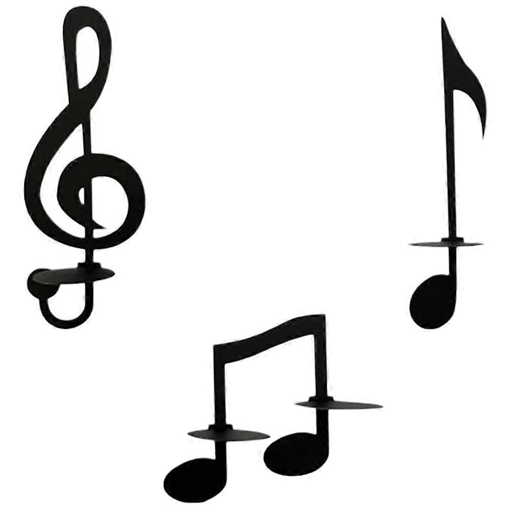 Music Note Wall Sconce Metal Candle Holder for Wall Decor 9Pcs