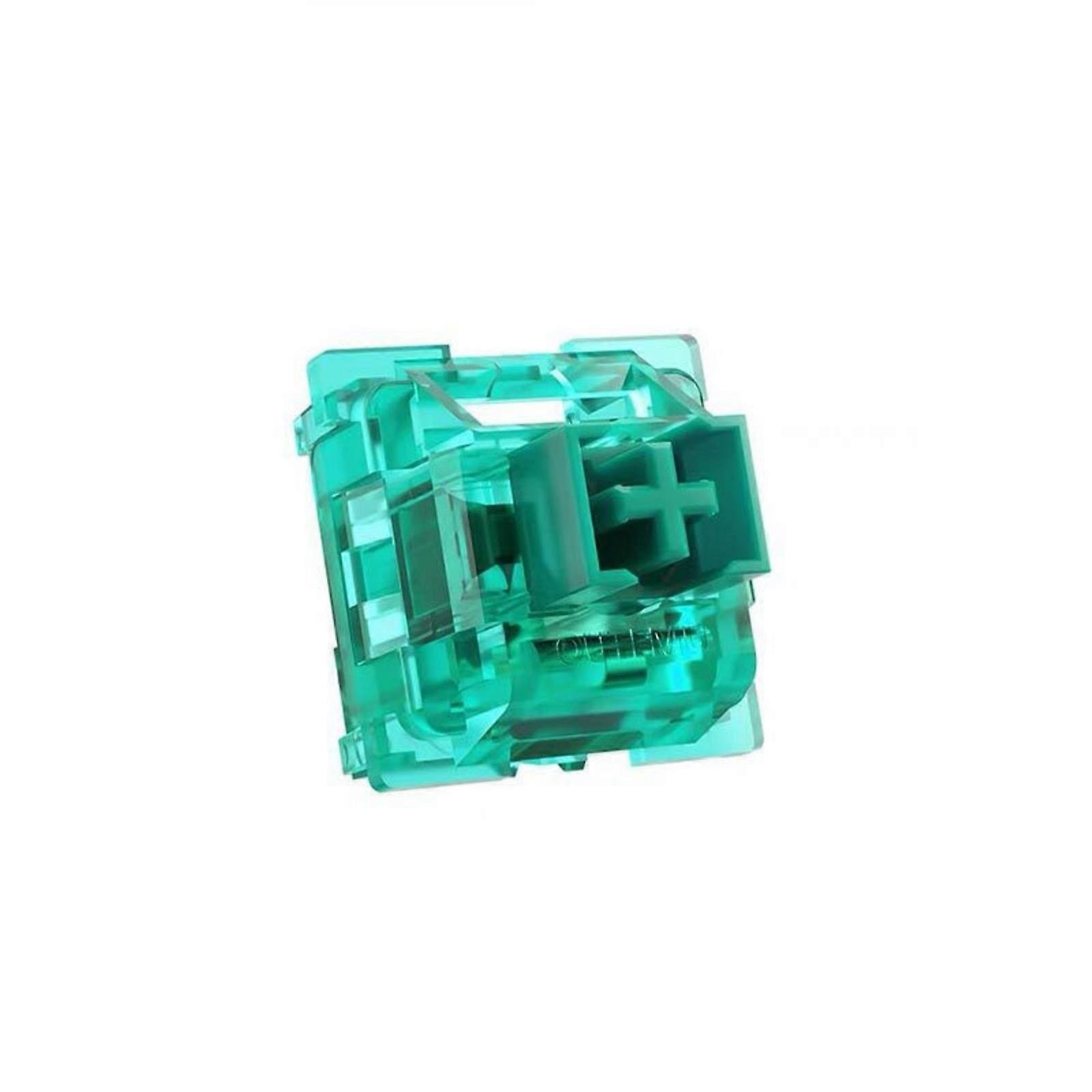 70Pcs Green Linear Switching Mahjong Sound 3Pin For Mechanical Keypad Switching Hot Swappable Gaming PC Lubrication Multicolor